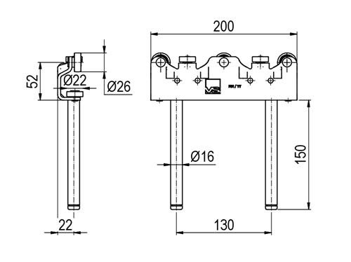 L = 2500 mm